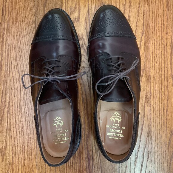 Alden Shell Cordovon Men\'s Size 8.5D Cap Toe Medallion Bluchers main image 7